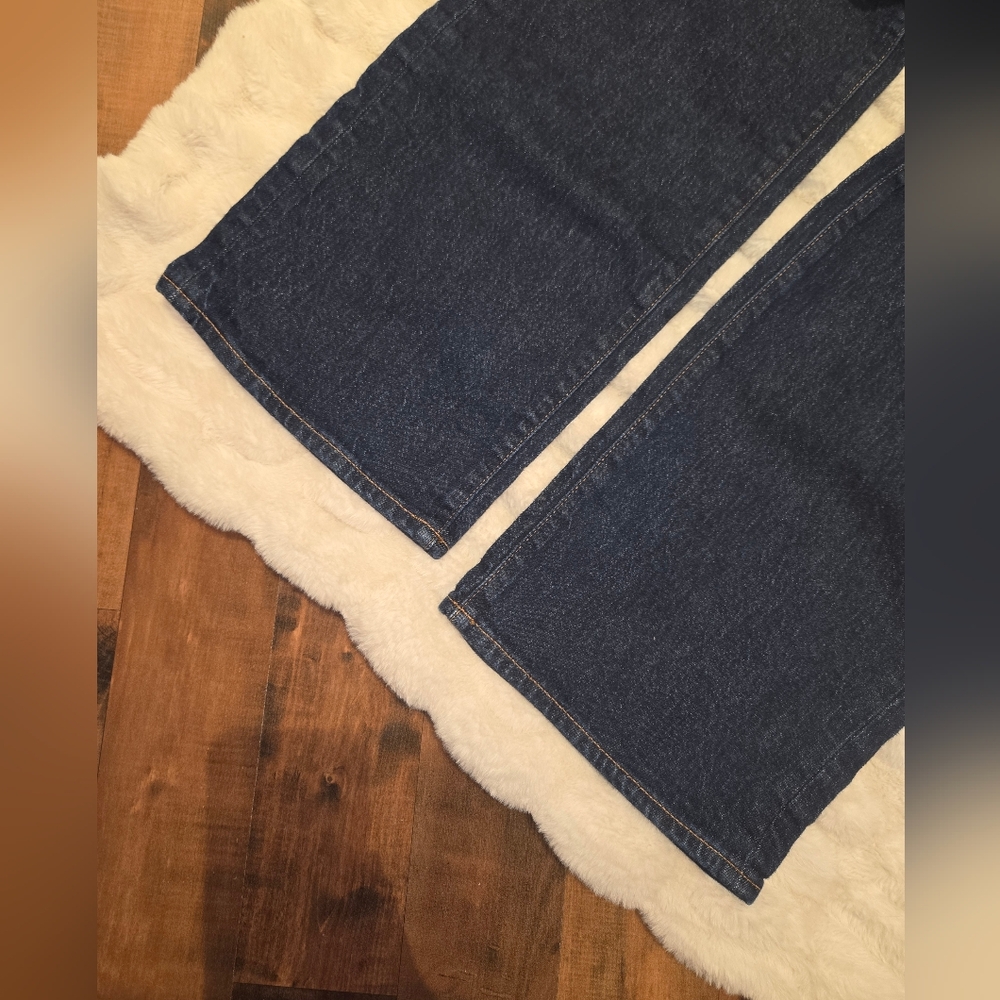 Denim Forum The Remy [Size 26] Dark Wide Leg Jean By Aritzia - Picture 6 of 11
